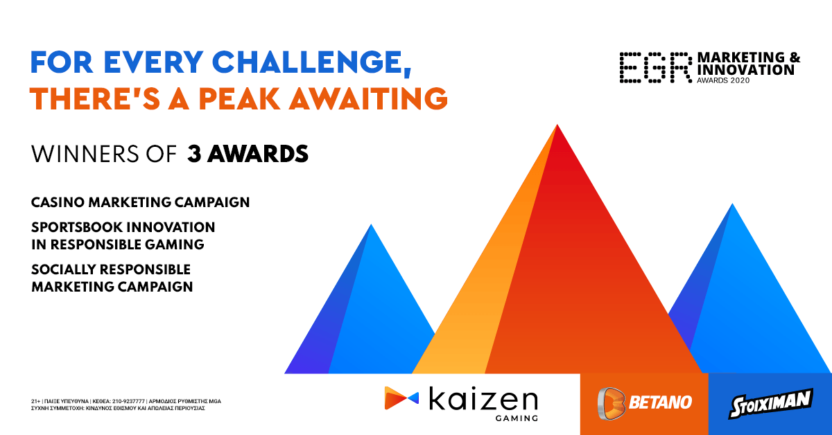 Kaizen Gaming: Τρία βραβεία στα EGR!